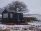 Polaris shack in winter